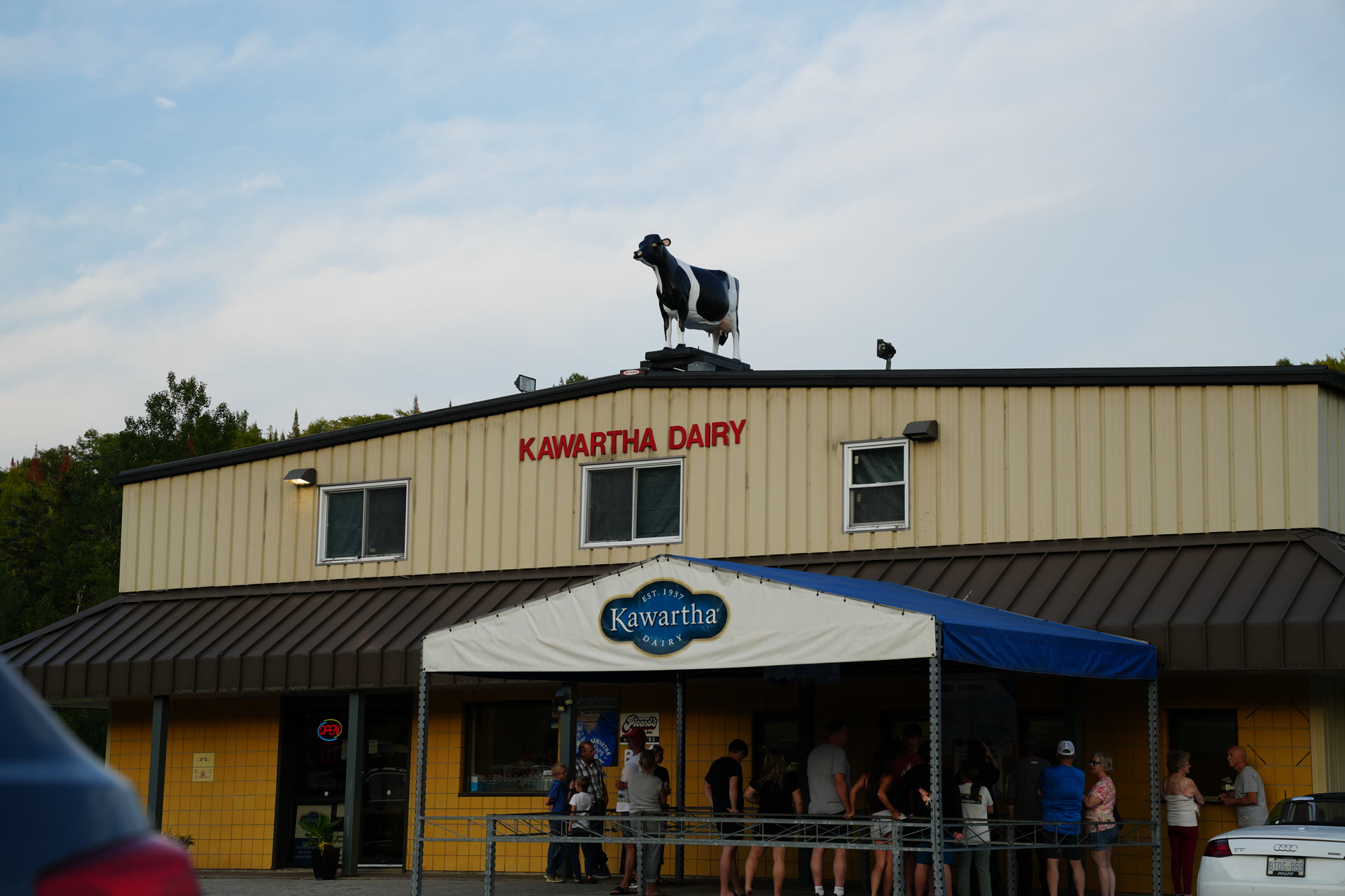 Kawartha Dairy ice cream shop in Bancroft