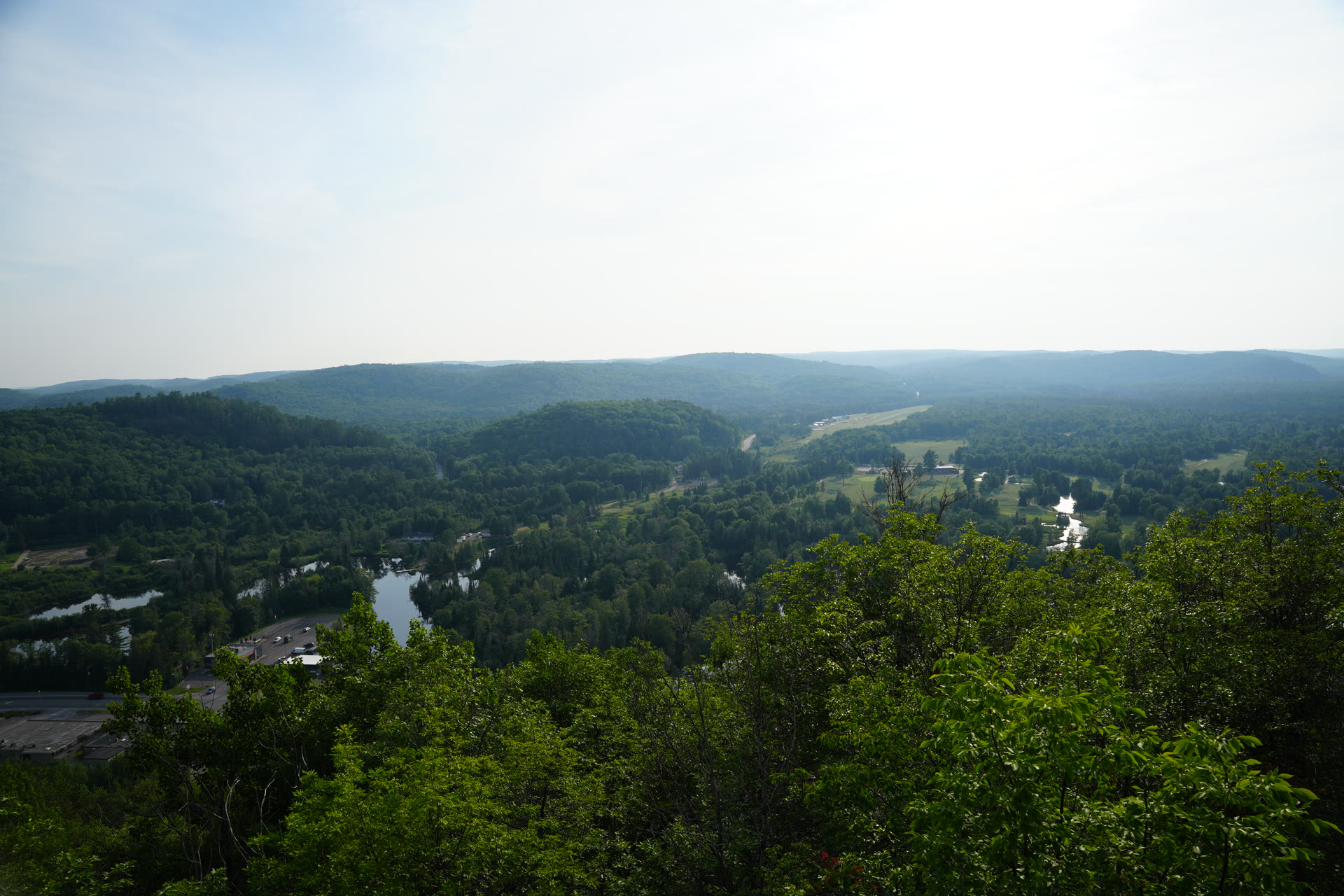 View over Bancroft and the York River from the Eagle's Nest lookout
